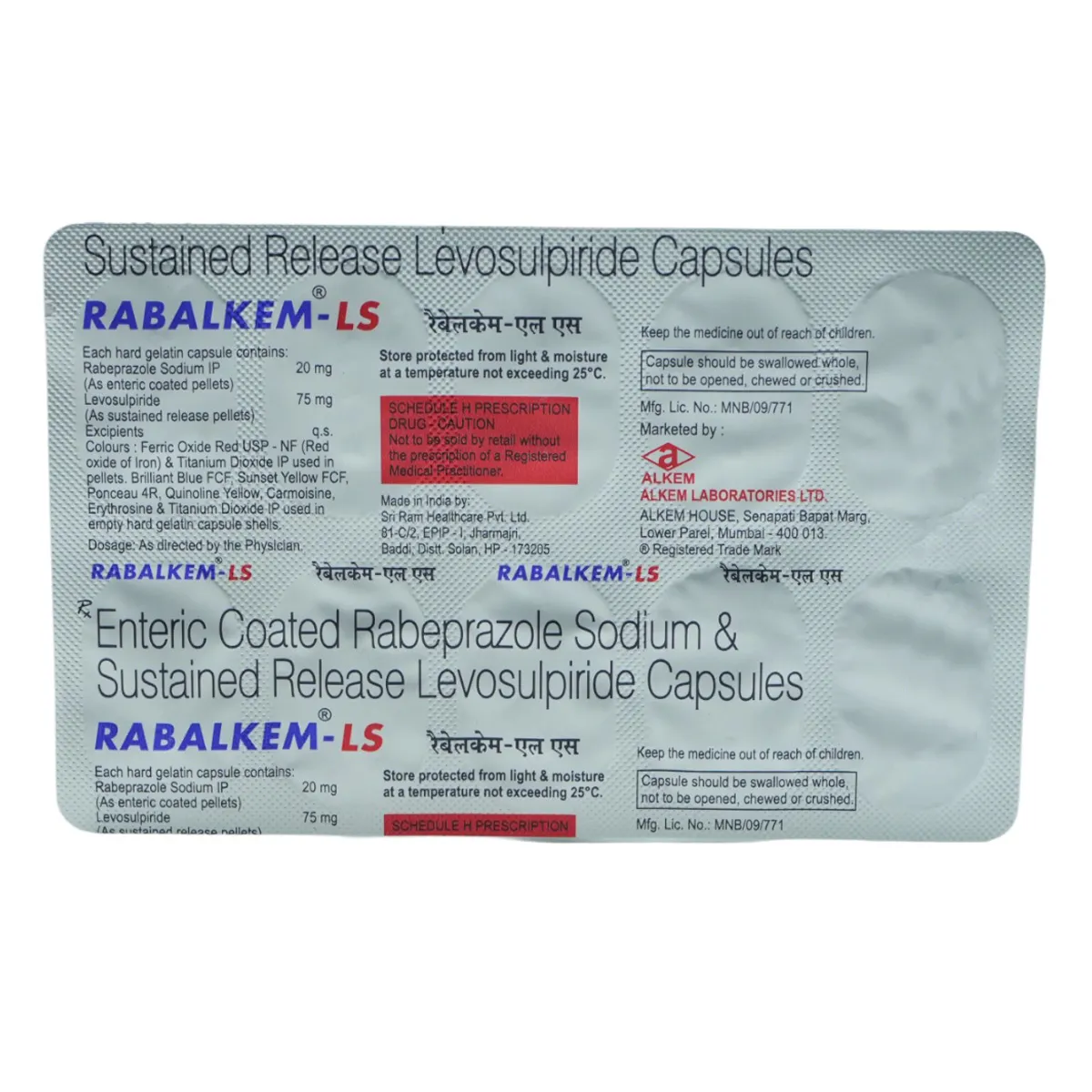 Rabalkem LS 75mg/20mg Capsule